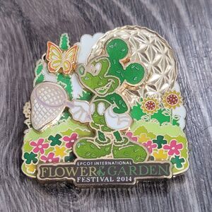 Disney Epcot International Flower And Garden Festival Pin 2014